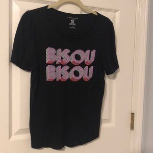 Womens Anthropologie tee in pop art